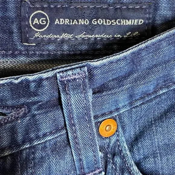AG Adriano Goldschmied Jeans The Angel Skinny Pima Cotton Denim Blue Womens 26R - Picture 6 of 8